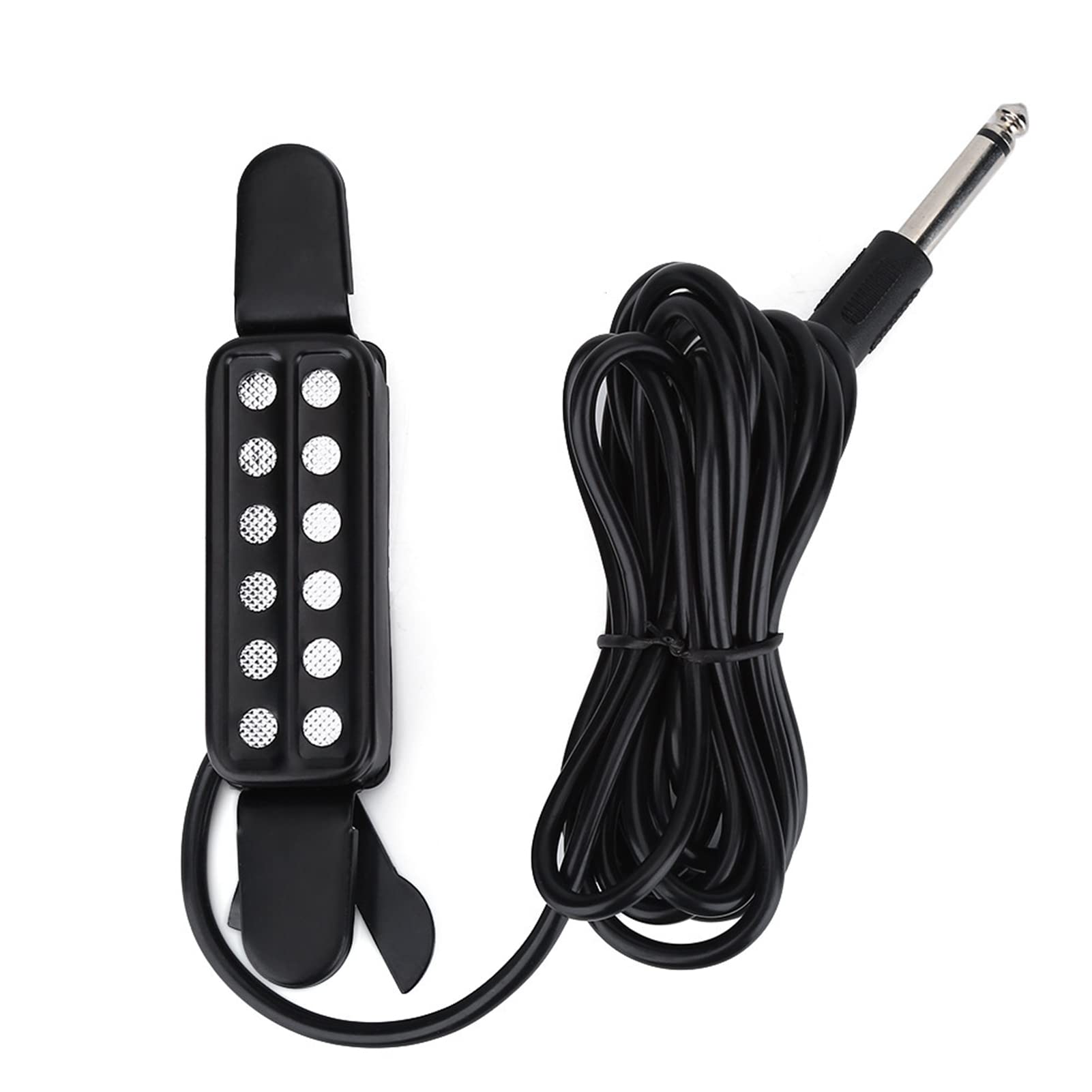Kuuleyn Pickup Chitarra Acustica Magnetico Buca 12 Fori con Cavo