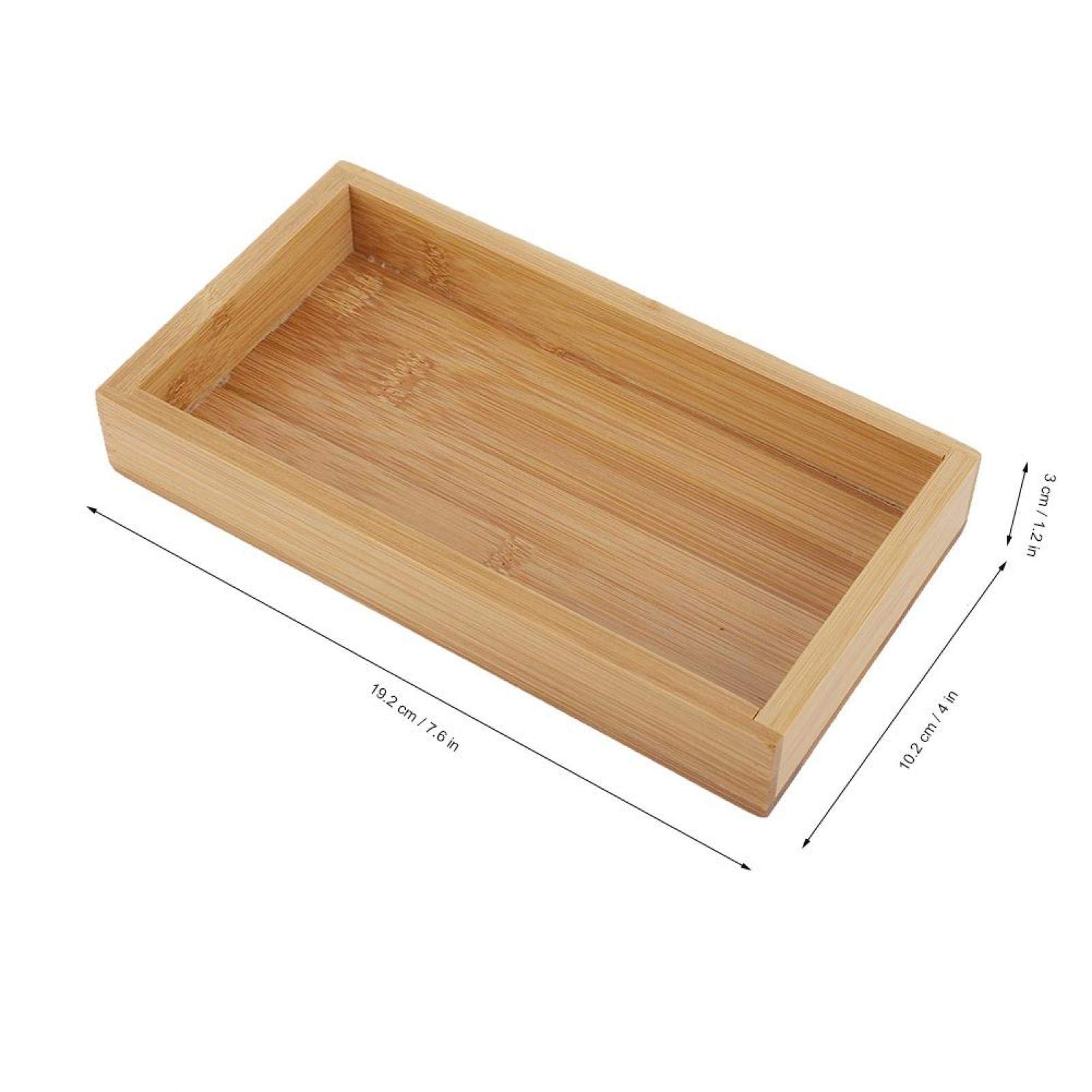 Kuuleyn Vassoio Bambù Rettangolare 19,2x10,2 cm Naturale 1 pz