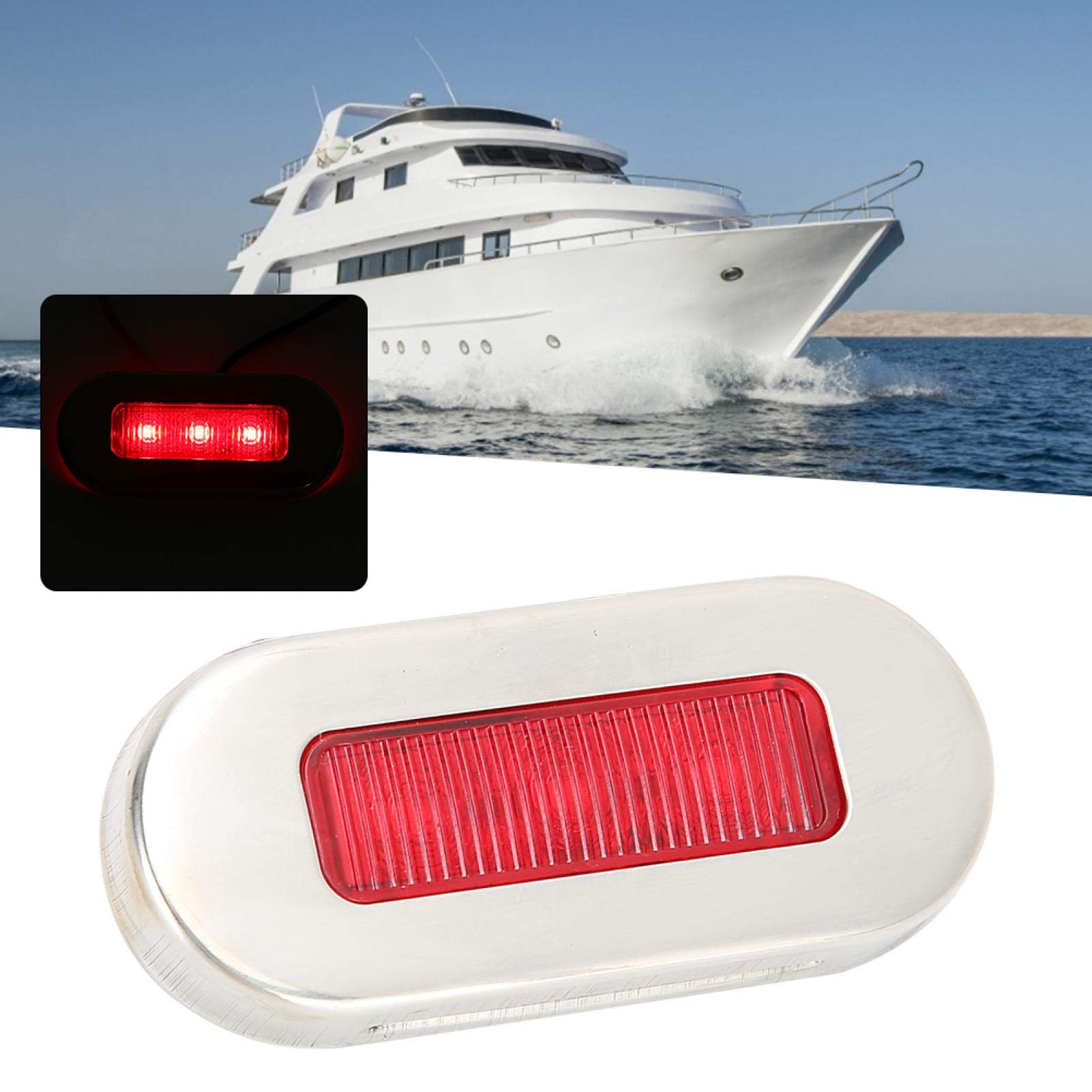 Kuuleyn luce segnalazione barca LED rossa 12V