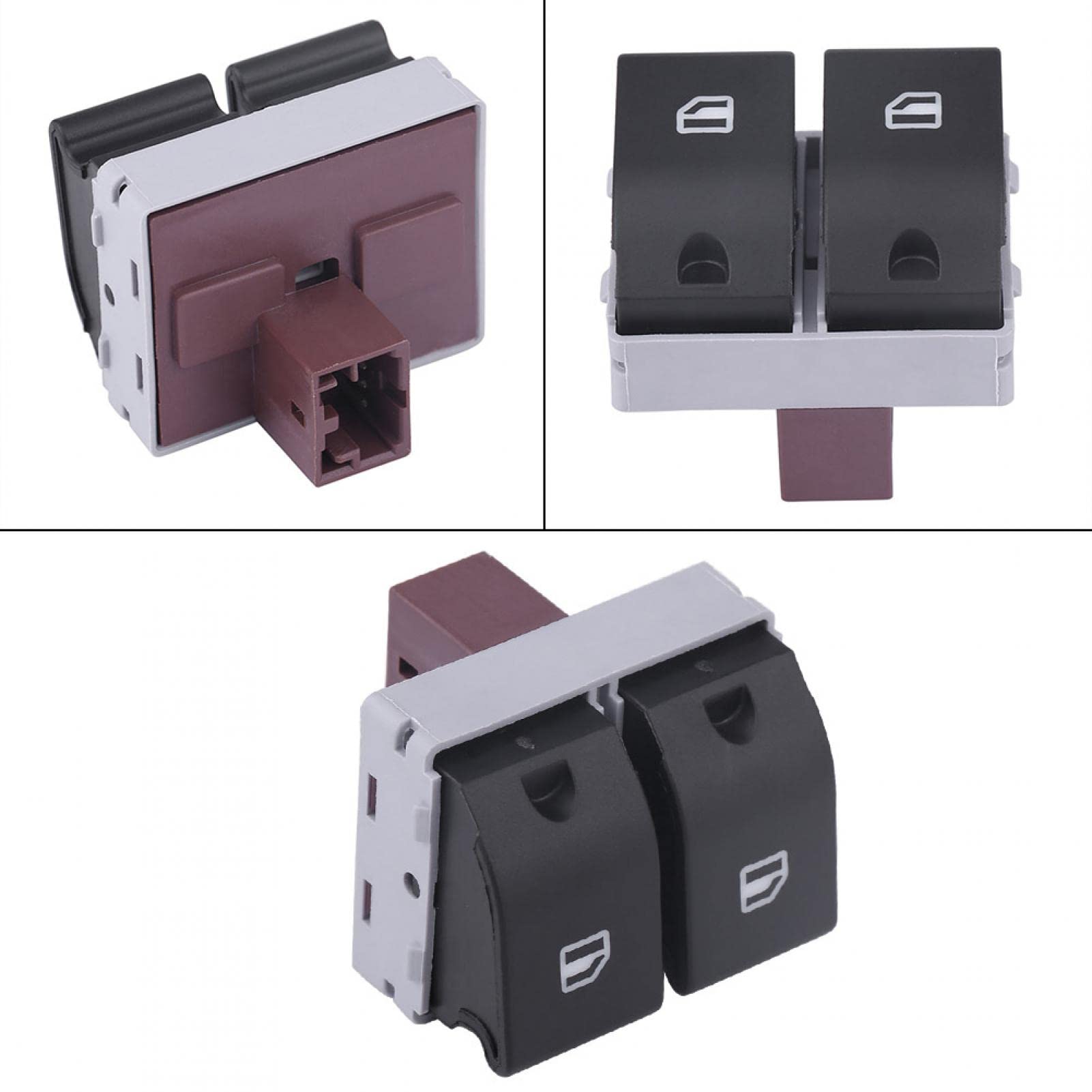 Kuuleyn Interruttore Alzacristalli 6Q0959858 Seat Nero