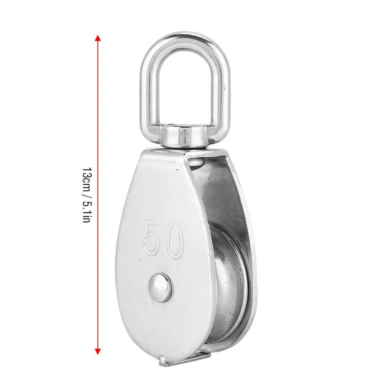 Kuuleyn Carrucola M50 Ruota Singola Acciaio Inox 304