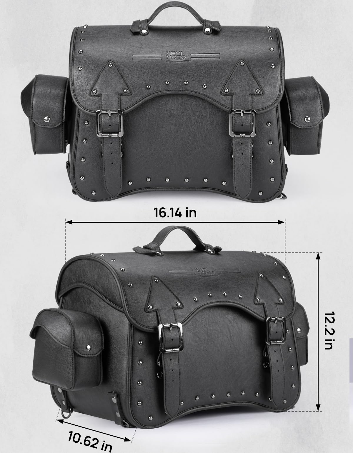 KEMIMOTO Borsa Posteriore Moto 50L Impermeabile Softail