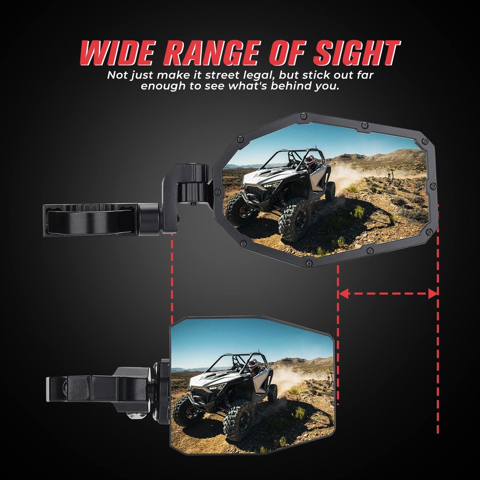 KEMIMOTO Maverick X3 specchietti LED