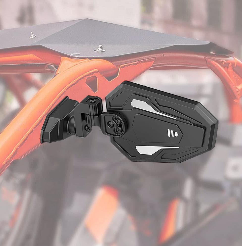 KEMIMOTO Maverick X3 specchietti laterali alluminio coppia infrangibili