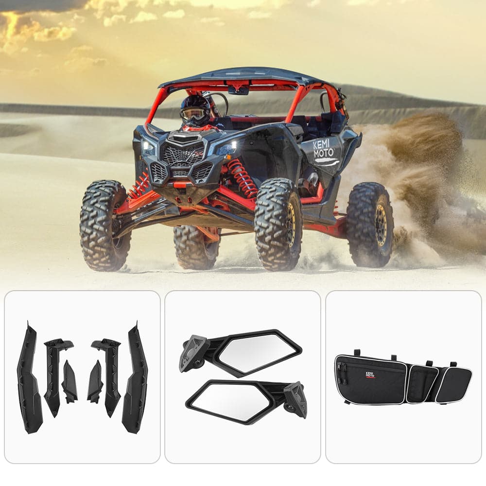 KEMIMOTO Maverick X3 kit parafanghi specchietti borse porta