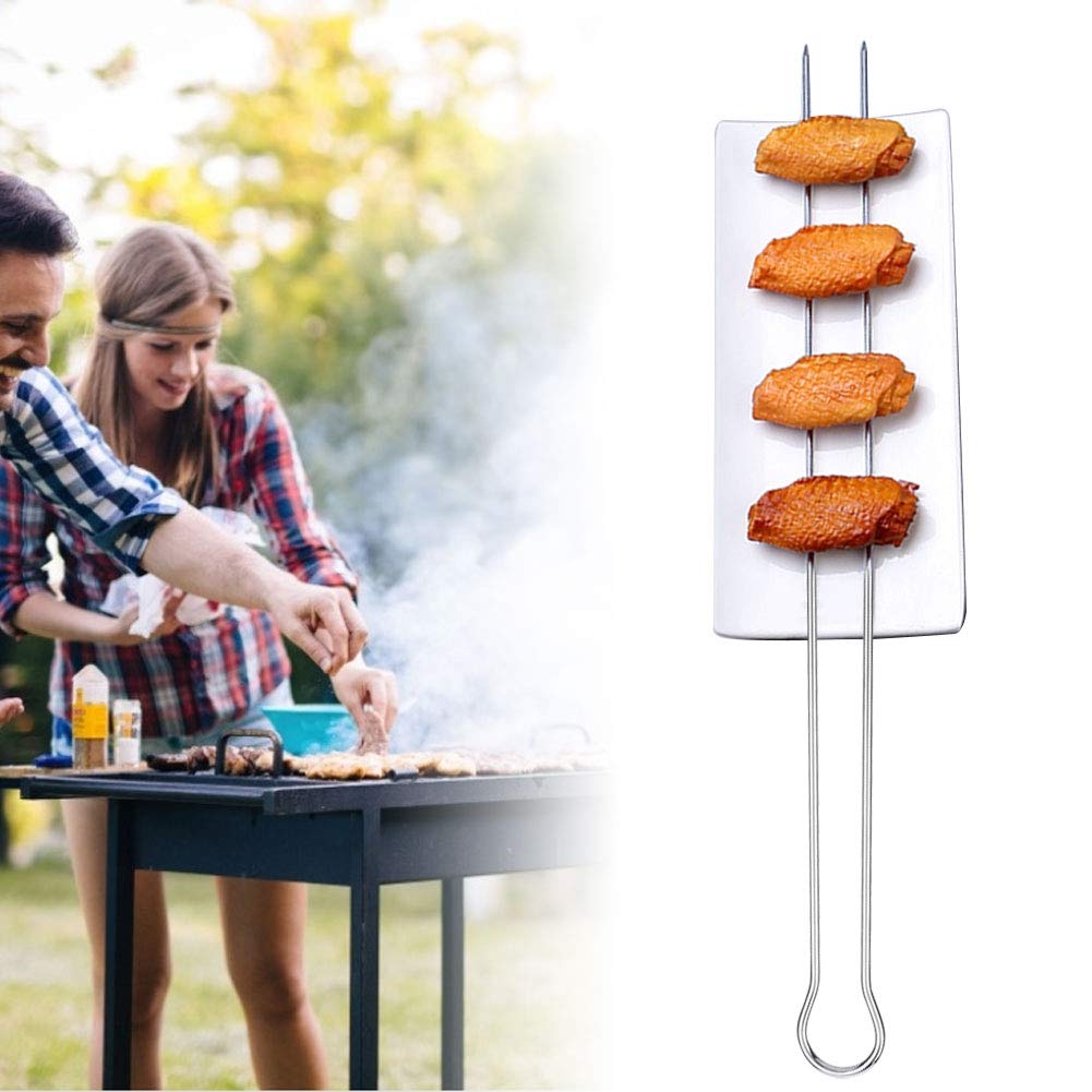 Kuuleyn forchettoni barbecue a U metallo 6 pezzi