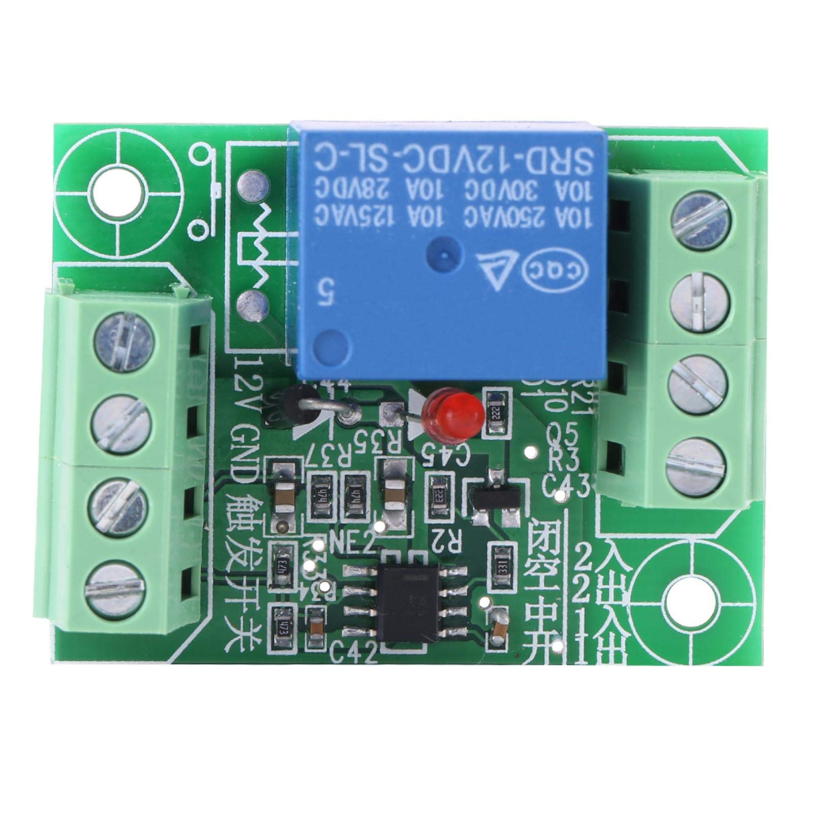 Kuuleyn Modulo Relè Bistabile 1 Canale DC 12V Morsetti Vite