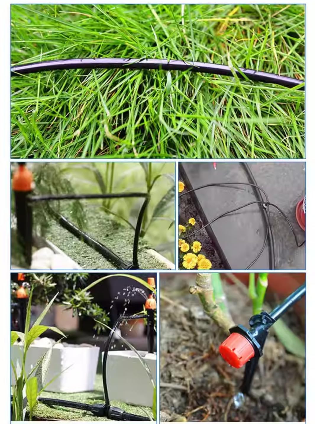 Kuuleyn Tubo Irrigazione 8/11mm 10m PVC Microgetto