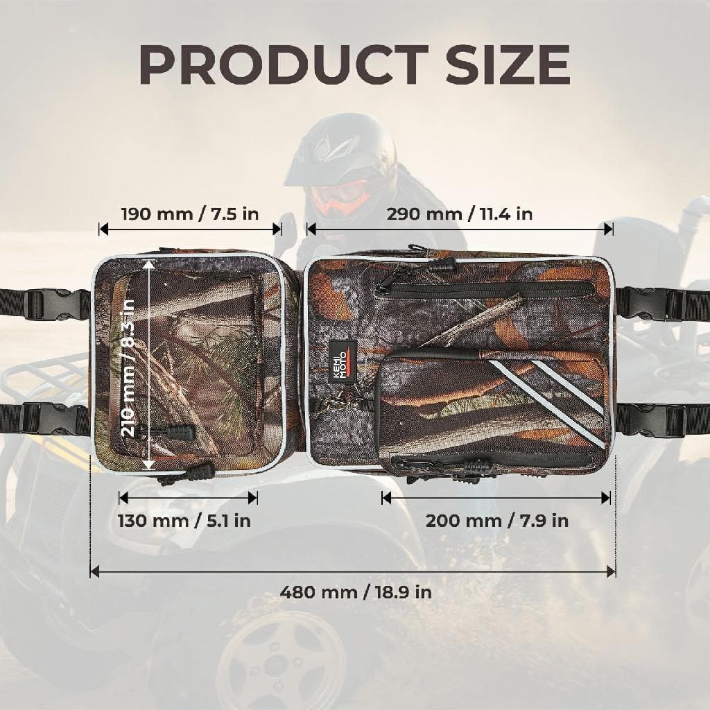 Kemimoto Sportsman borse parafango ATV 2 pezzi
