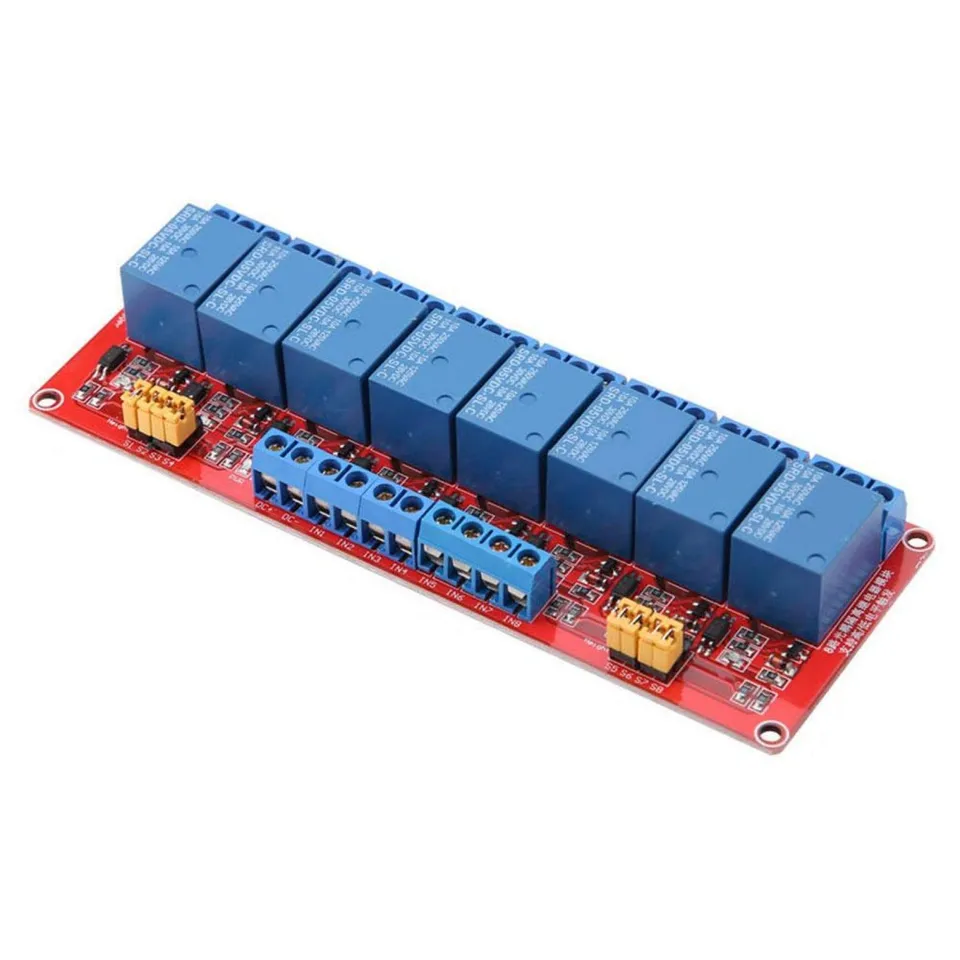 Kuuleyn modulo relè 8 canali 12V fotoaccoppiatore