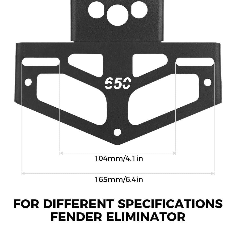 KEMIMOTO Ninja 650 Z650 Portatarga Eliminacoda Alluminio