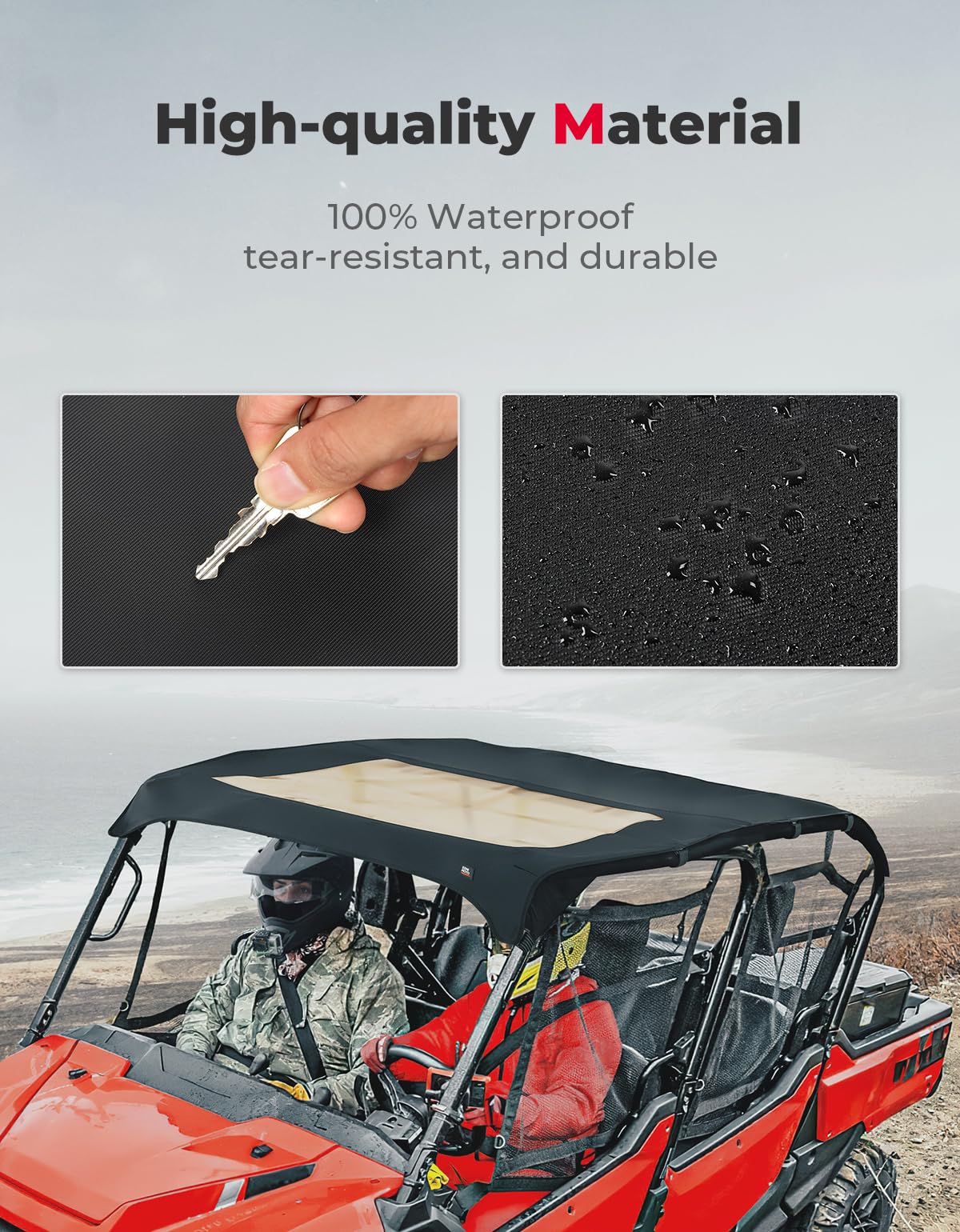 Kemimoto tetto tela UTV Honda Pioneer 1000-6