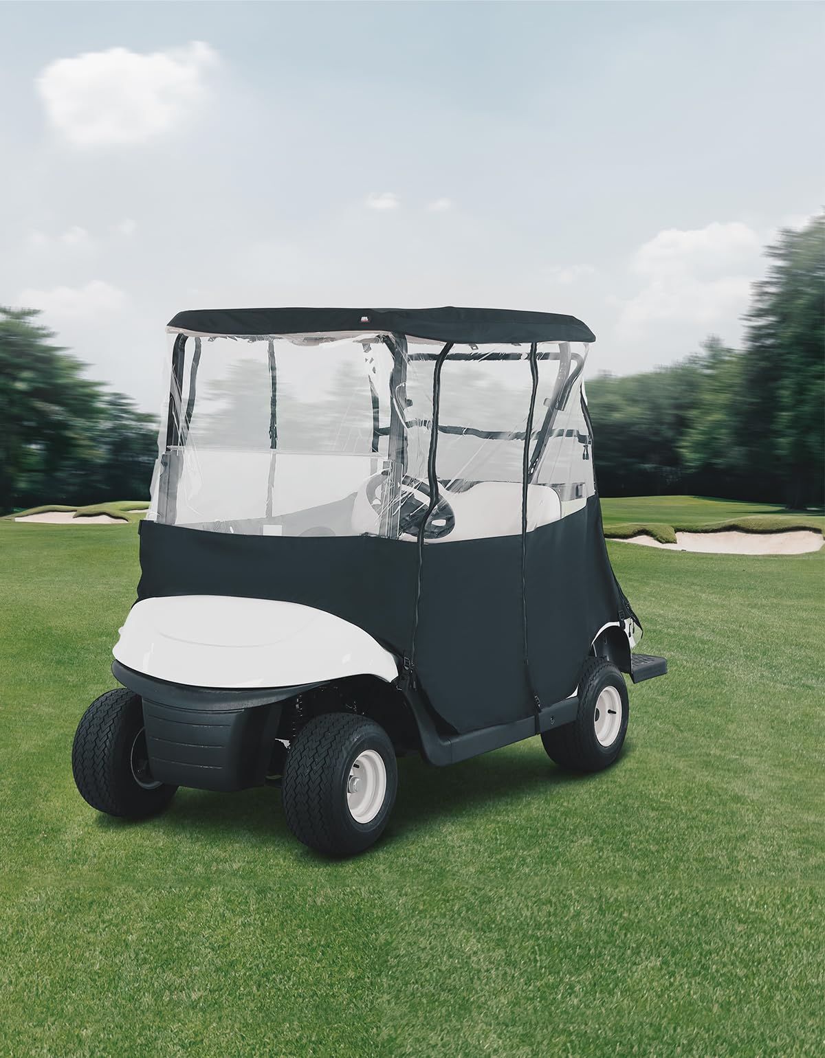 KEMIMOTO 600D Copertura Golf Cart Impermeabile 2 Posti