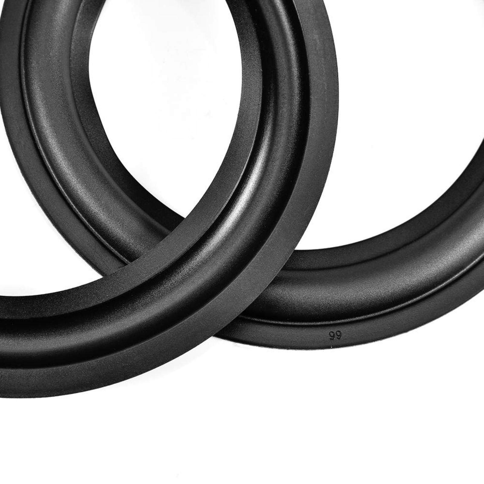 Kuuleyn Bordi Gomma Altoparlanti 156 mm Neri 2 Pezzi