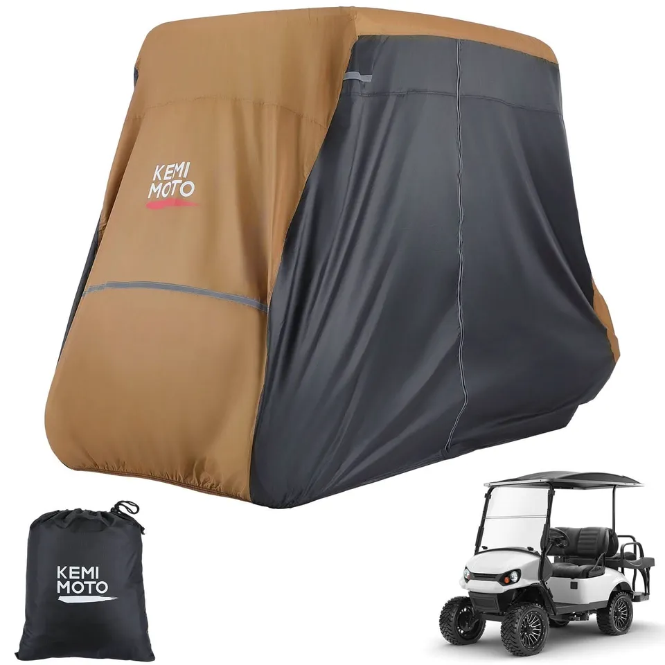 KEMIMOTO Telo Golf Cart 2-4 Posti 600D Impermeabile con Borsa