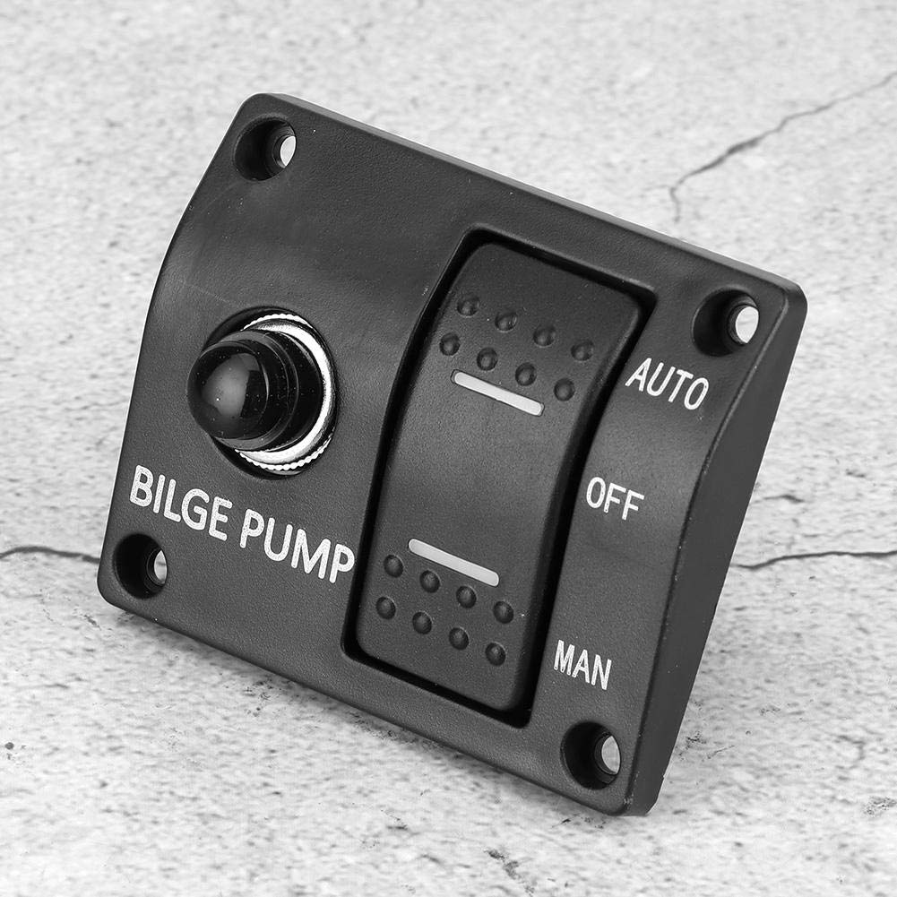 Kuuleyn Interruttore Pompa Sentina 3 Vie 12V 24V LED