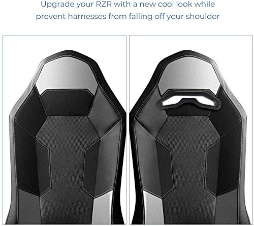 KEMIMOTO FTVSH001 passacinture sedile UTV 2 pezzi nero