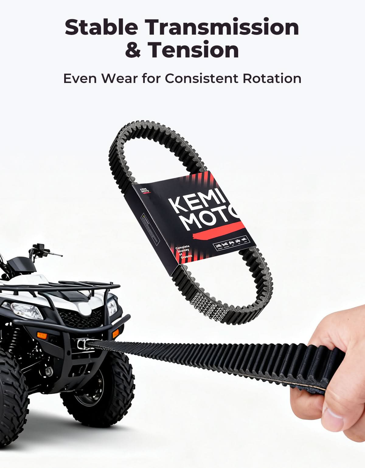 KEMIMOTO Cinghia Trasmissione CVT Hisun 450-750 Neoprene