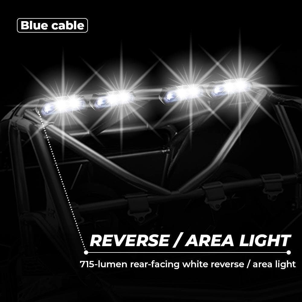 KEMIMOTO Chase luce posteriore roll-bar UTV 1 pezzo LED