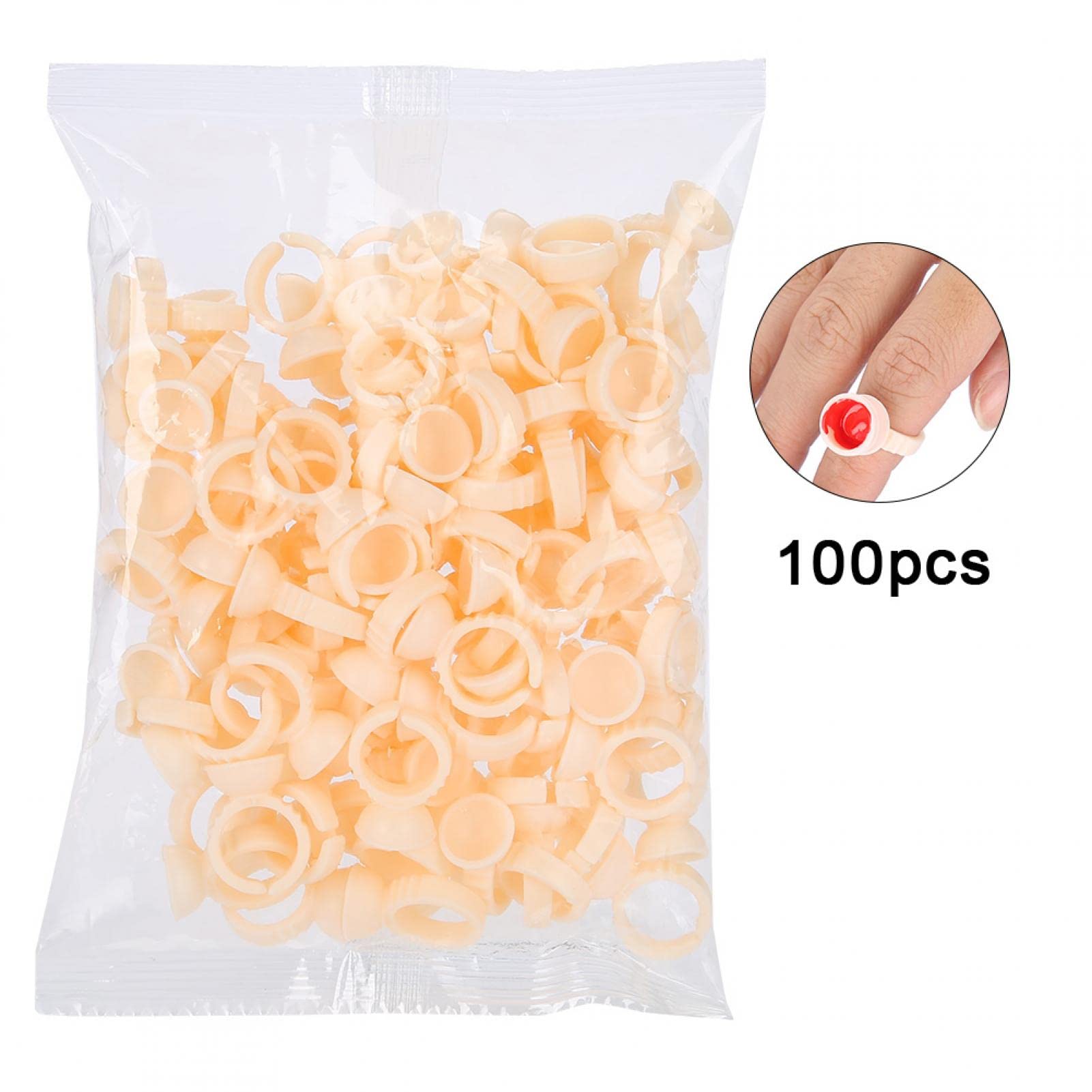 Kuuleyn Anellini Tatuaggio Small No Separation Silicone 100 Pezzi