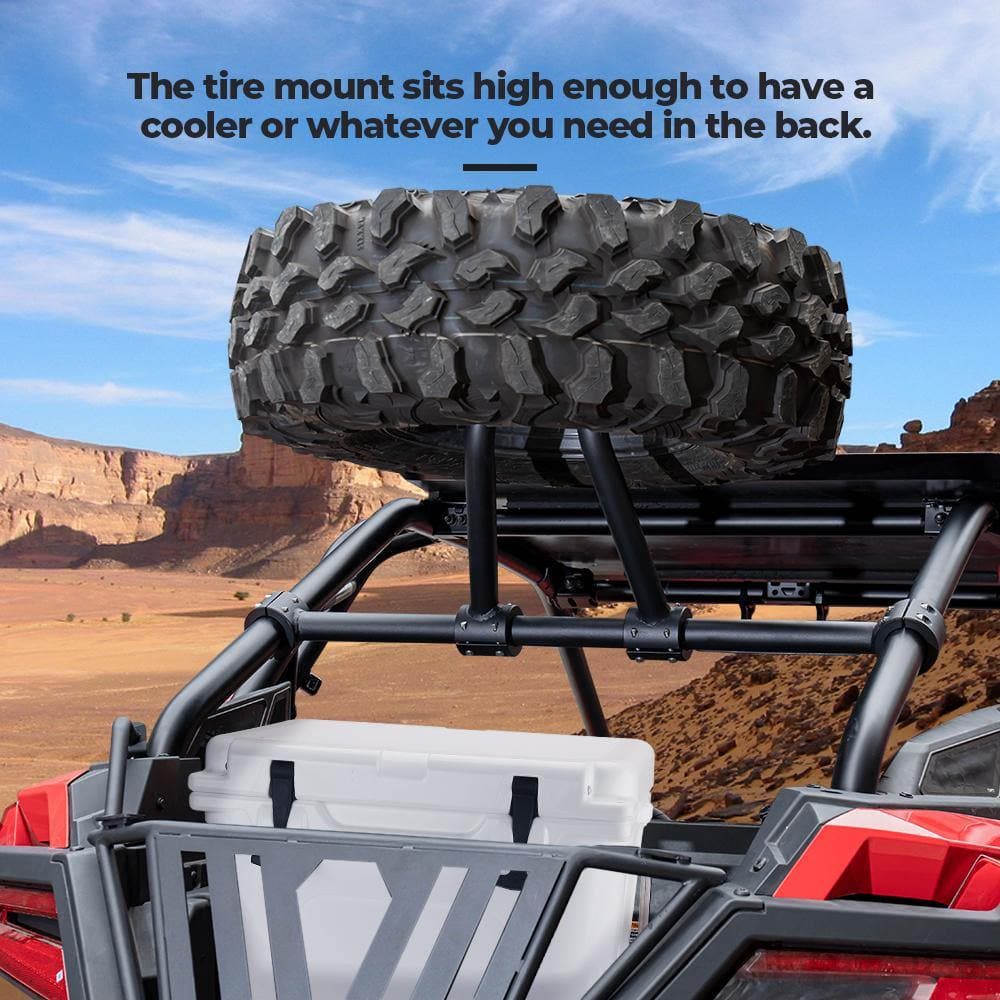 KEMIMOTO RZR PRO XP supporto ruota di scorta acciaio