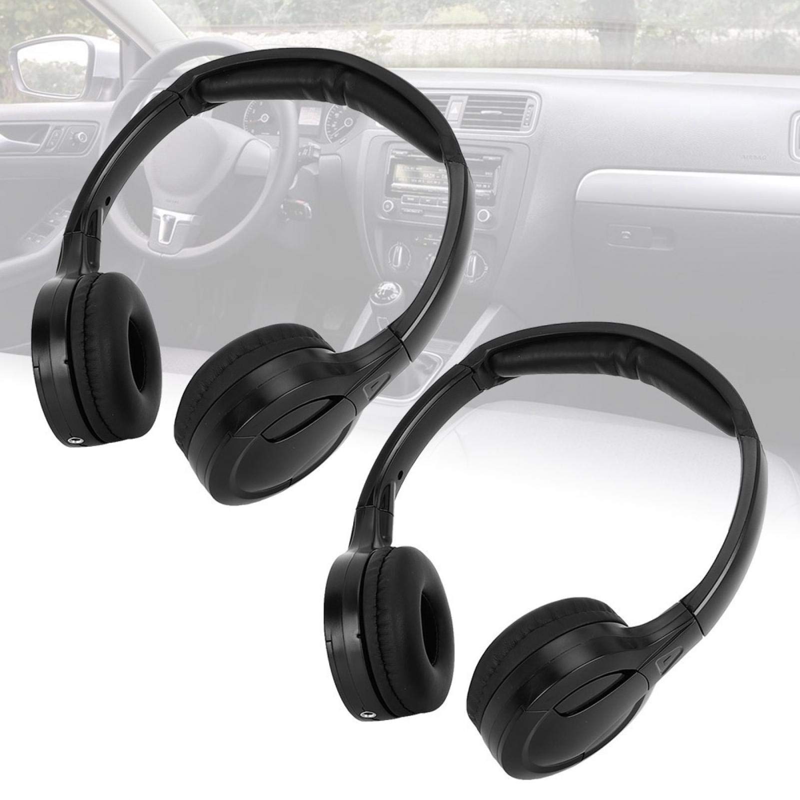 Kuuleyn Cuffie IR 2 Canali DVD auto stereo pieghevoli
