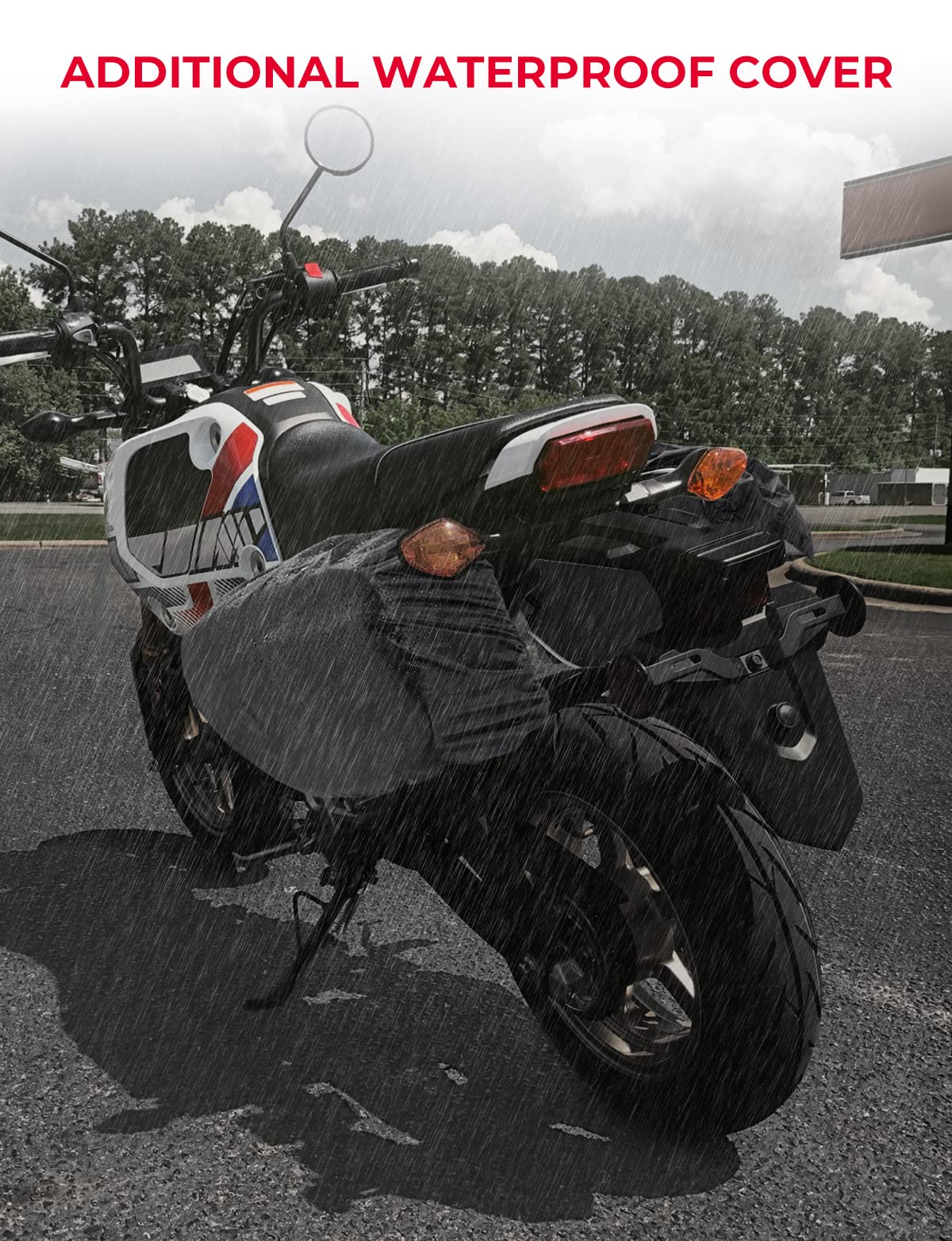 KEMIMOTO Borse Laterali Moto Impermeabili 30L per Grom