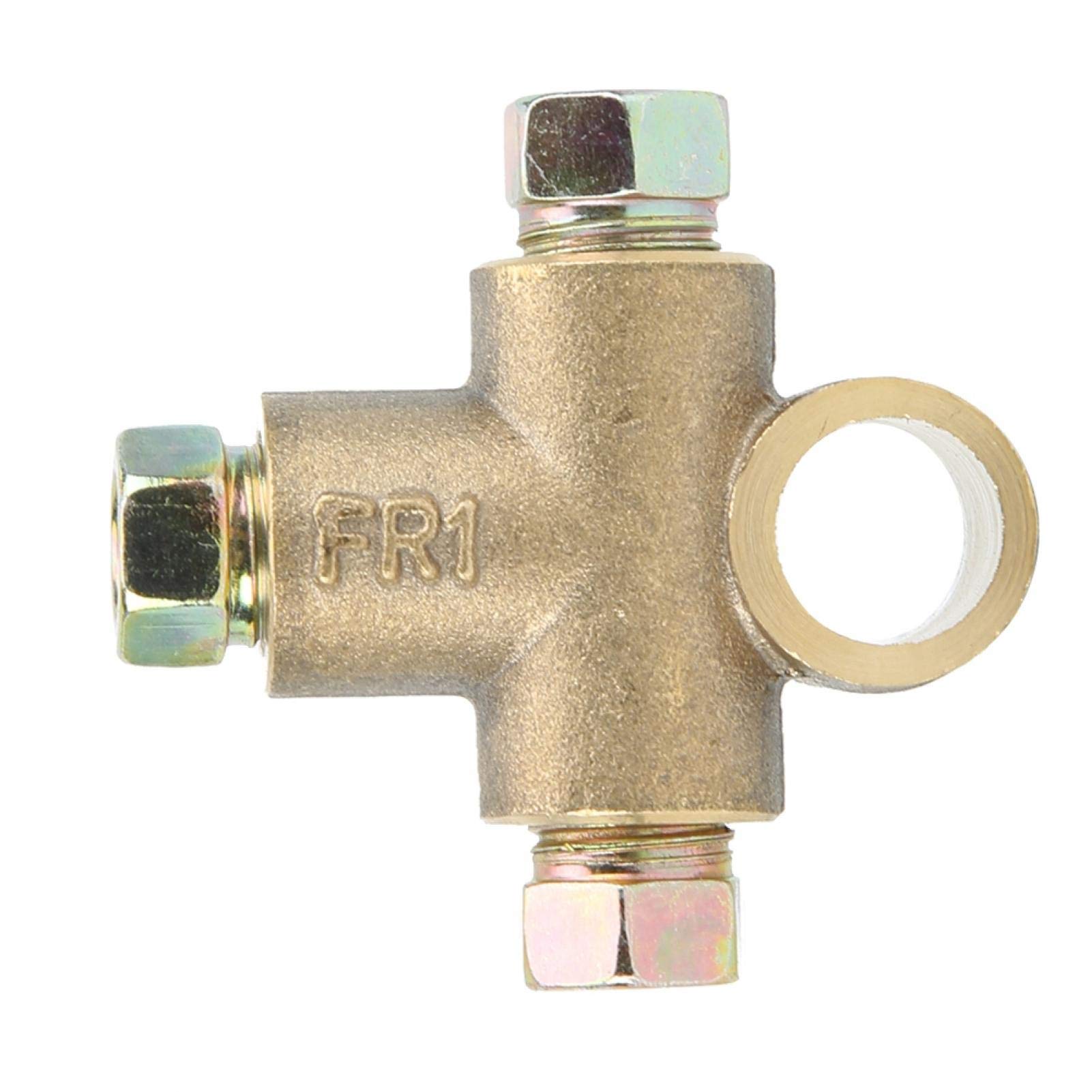 Kuuleyn Raccordo a T Tubo Freno M10 per 3/16" in Lega