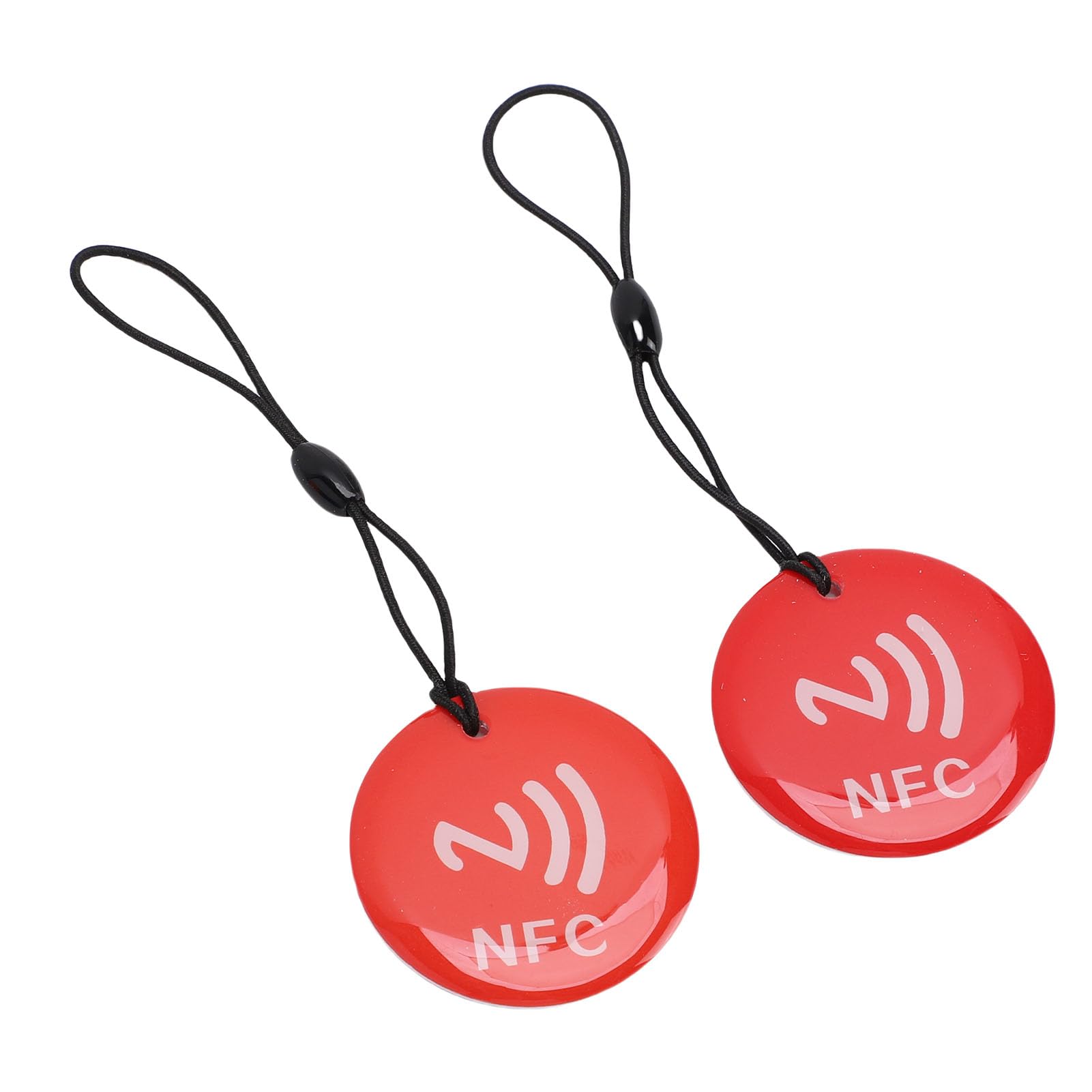 AOWINHIT portachiavi NFC NTAG213 rosso 10 pezzi