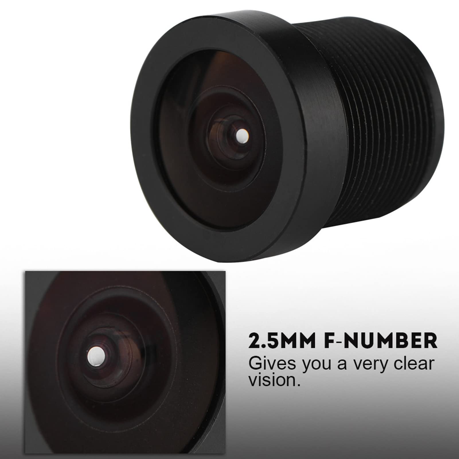 Kuuleyn obiettivo telecamera sicurezza 2,1 mm 150° M12