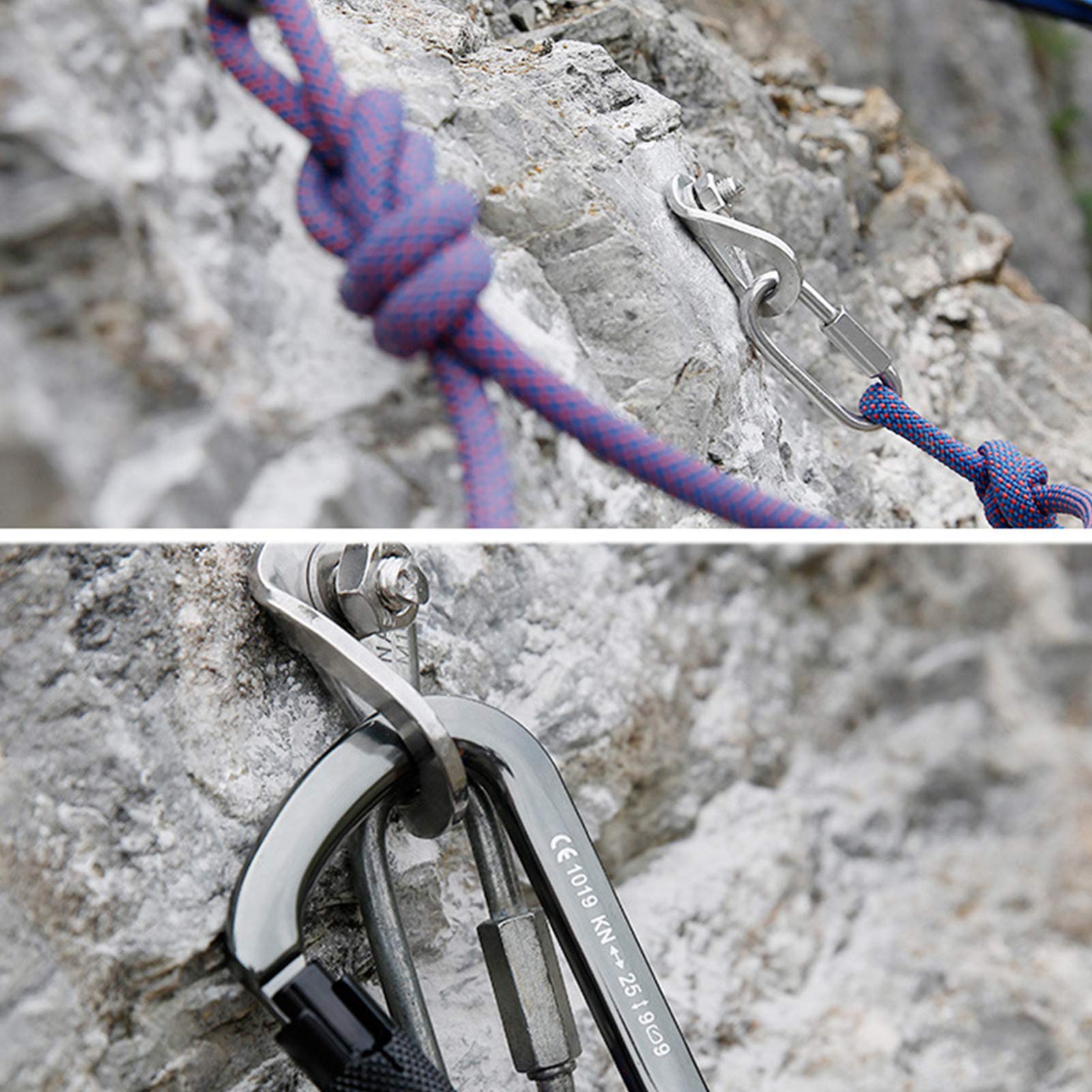 Kuuleyn Bullone Ancoraggio Arrampicata M8 Acciaio Inox