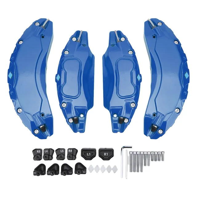 AOWINHIT copripinze freno alluminio blu 4 pz 18-19"