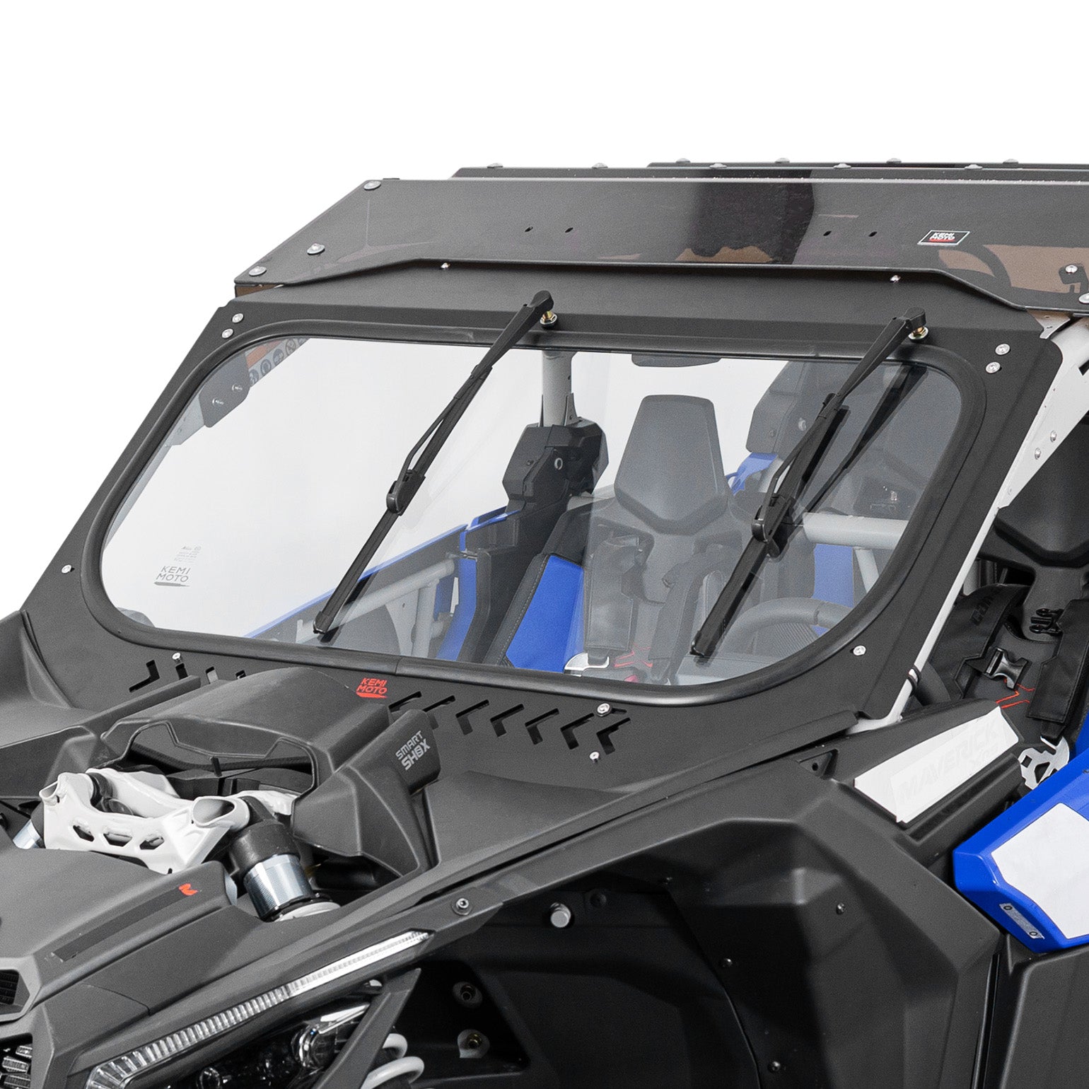 KEMIMOTO Maverick X3 parabrezza vetro con tergicristalli