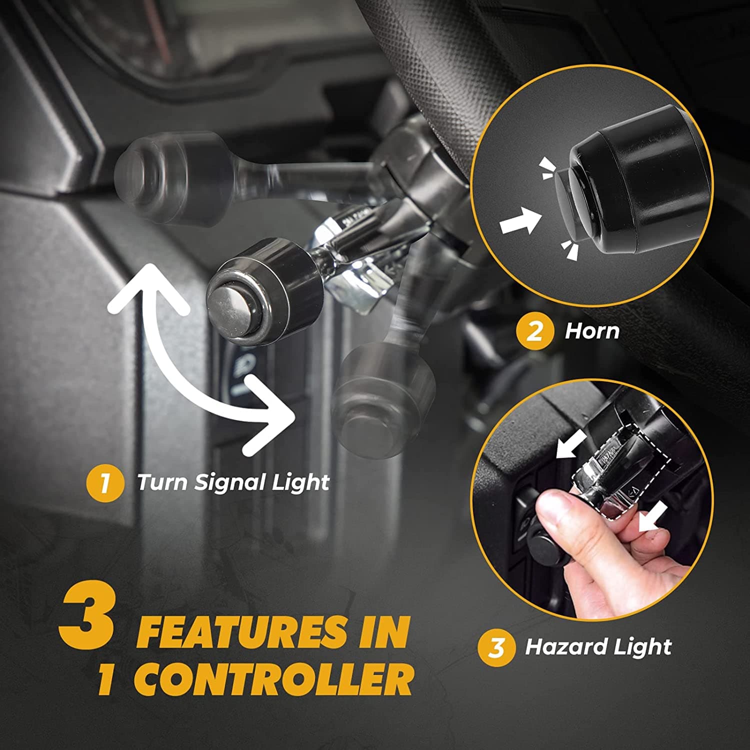 Kemimoto Kit Frecce UTV Universale con Clacson 105dB