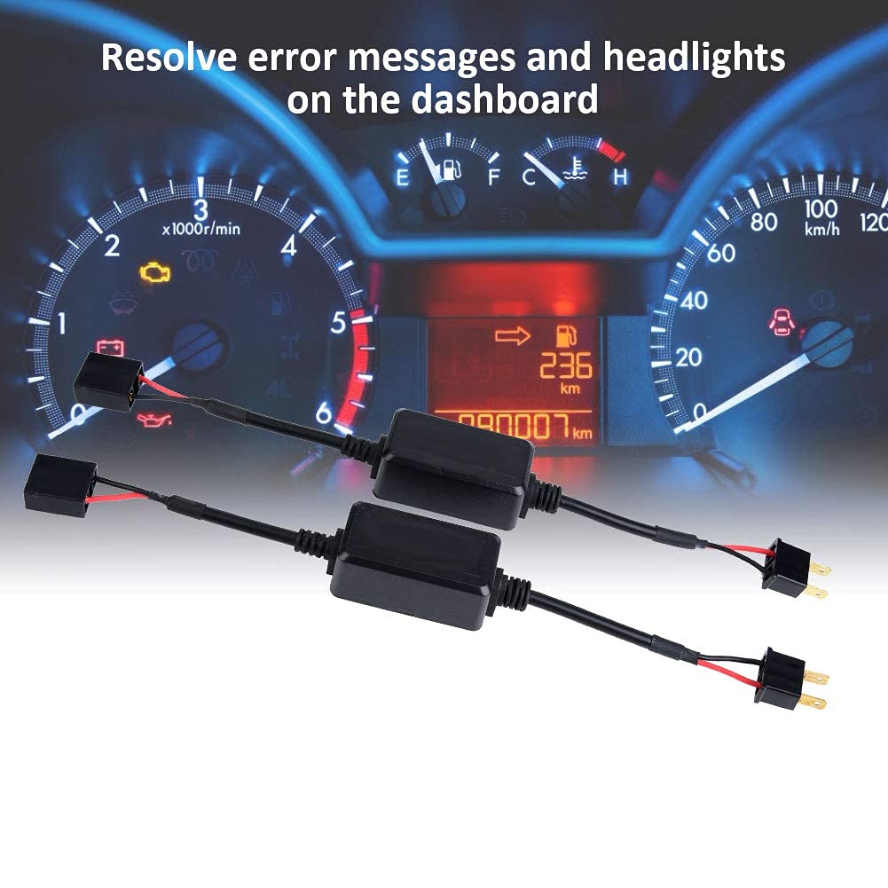 Kuuleyn H7 decoder LED Canbus 9-12V 2 pezzi anti-sfarfallio