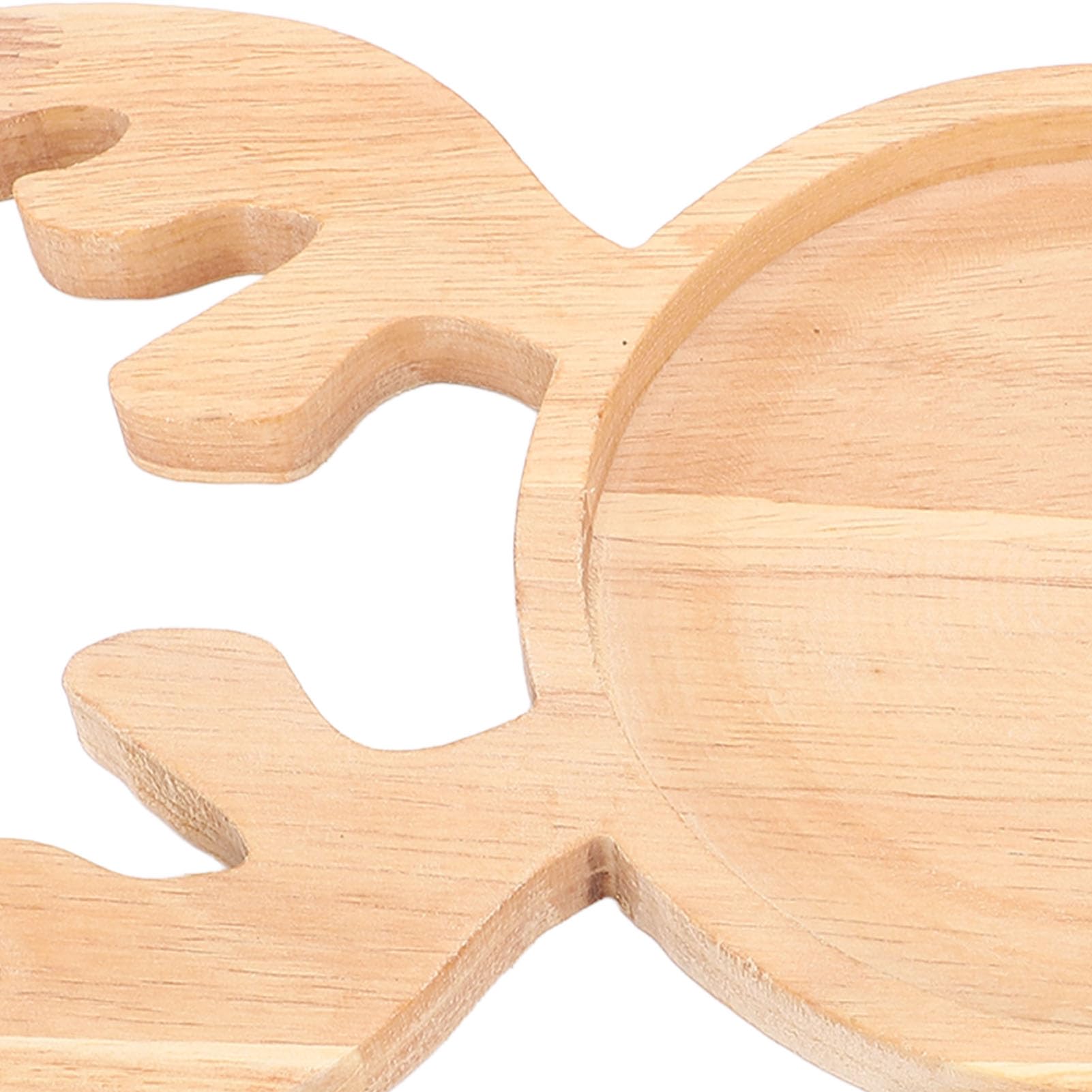 Hapivida Vassoio Legno Quercia Natale Cervo