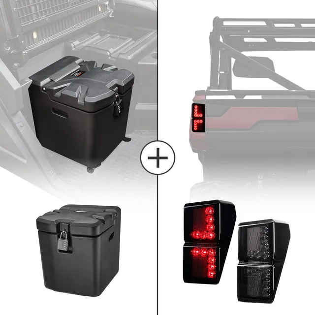KEMIMOTO Ranger XP 1000 Box Sottosedile 26,5L con Fanale