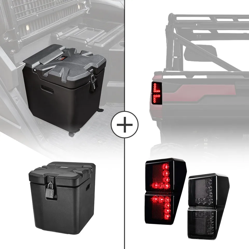 KEMIMOTO Ranger XP 1000 Box Sottosedile 26,5L con Fanale