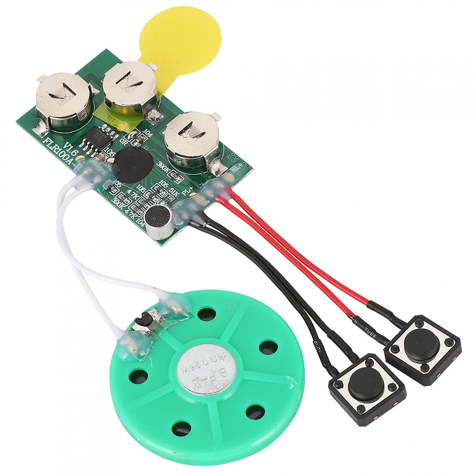 Kuuleyn Modulo Vocale 120 Secondi Chip Audio Registrabile Pulsante