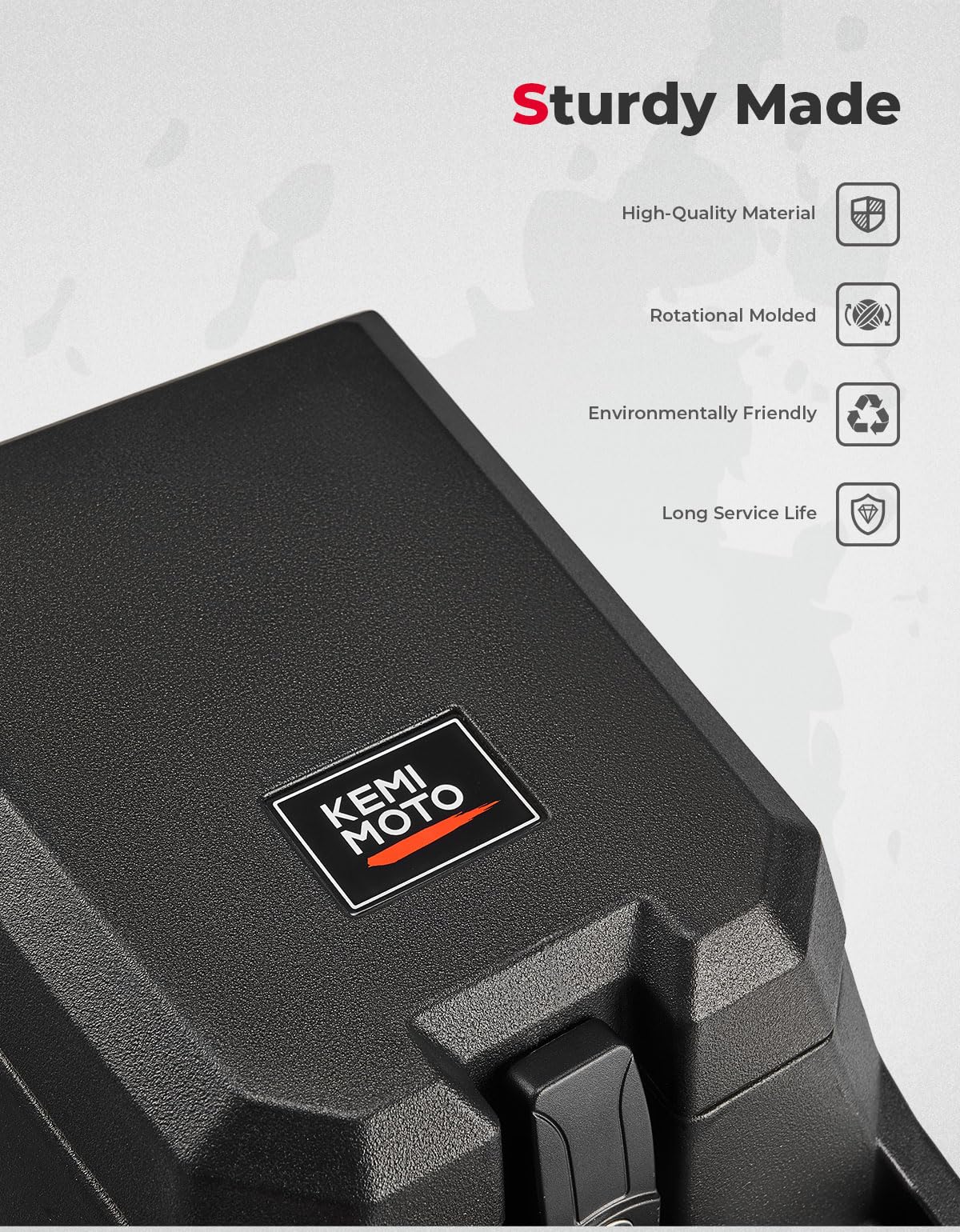 KEMIMOTO Defender HD bracciolo console box 13L con serratura