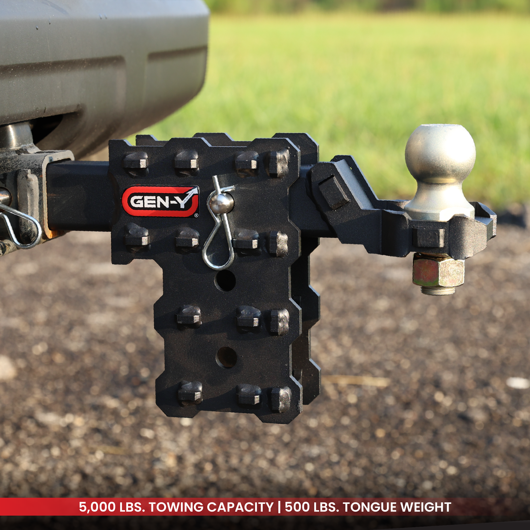 GEN-Y Hitch Phantom 5K gancio traino 2" caduta 4,5" regolabile