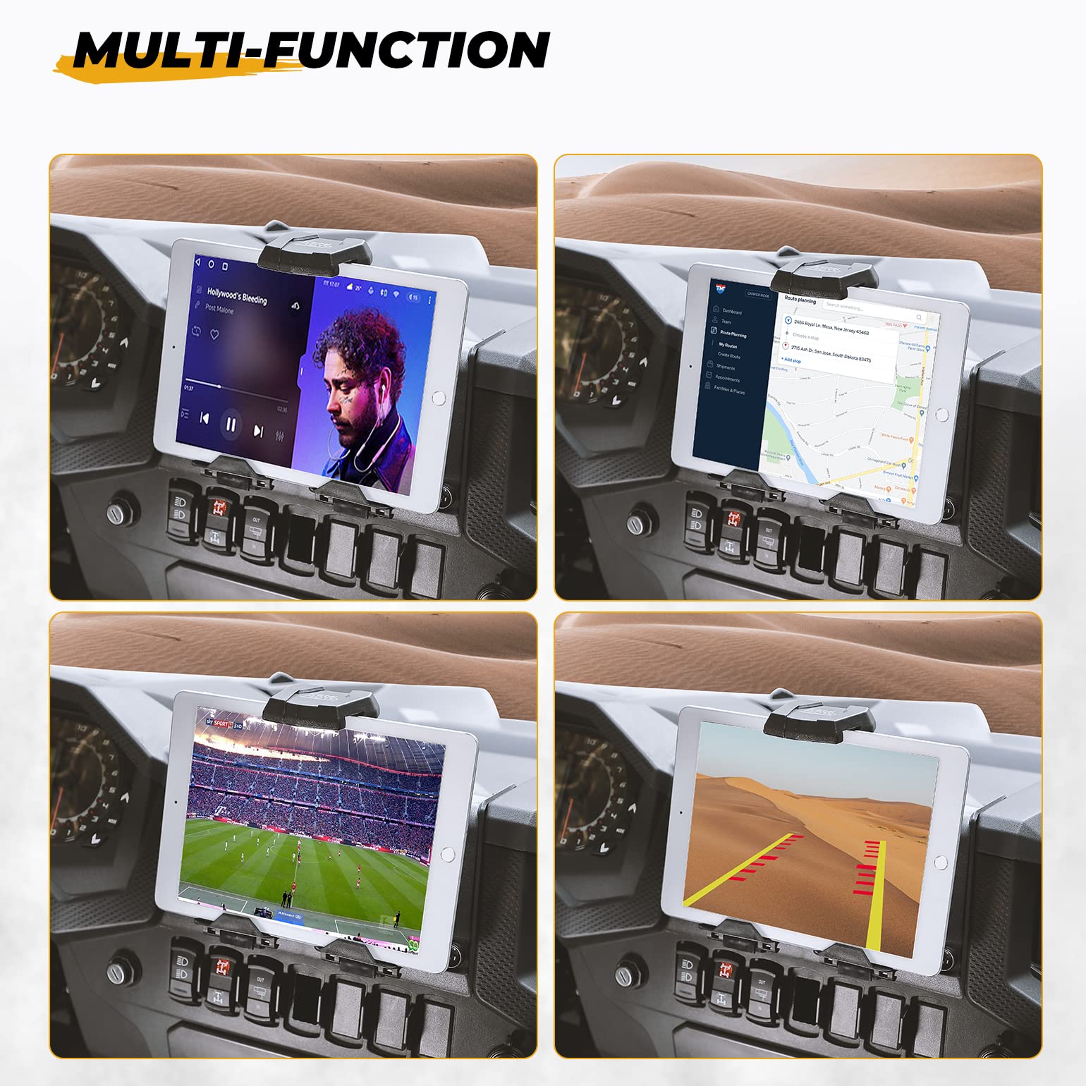 KEMIMOTO Porta Tablet Polaris RZR XP 1000 Turbo Bauletto 2,5L