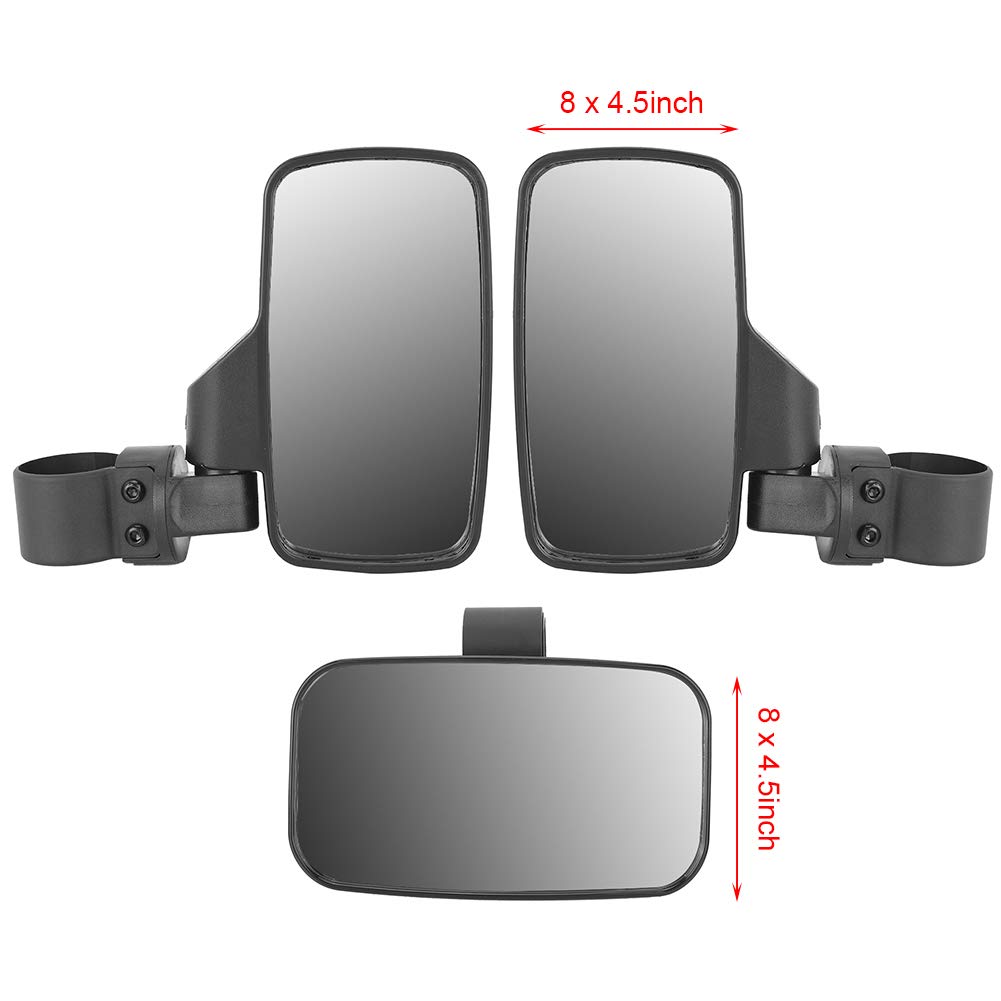 Kuuleyn Kit Specchietti ATV UTV centrale laterali neri