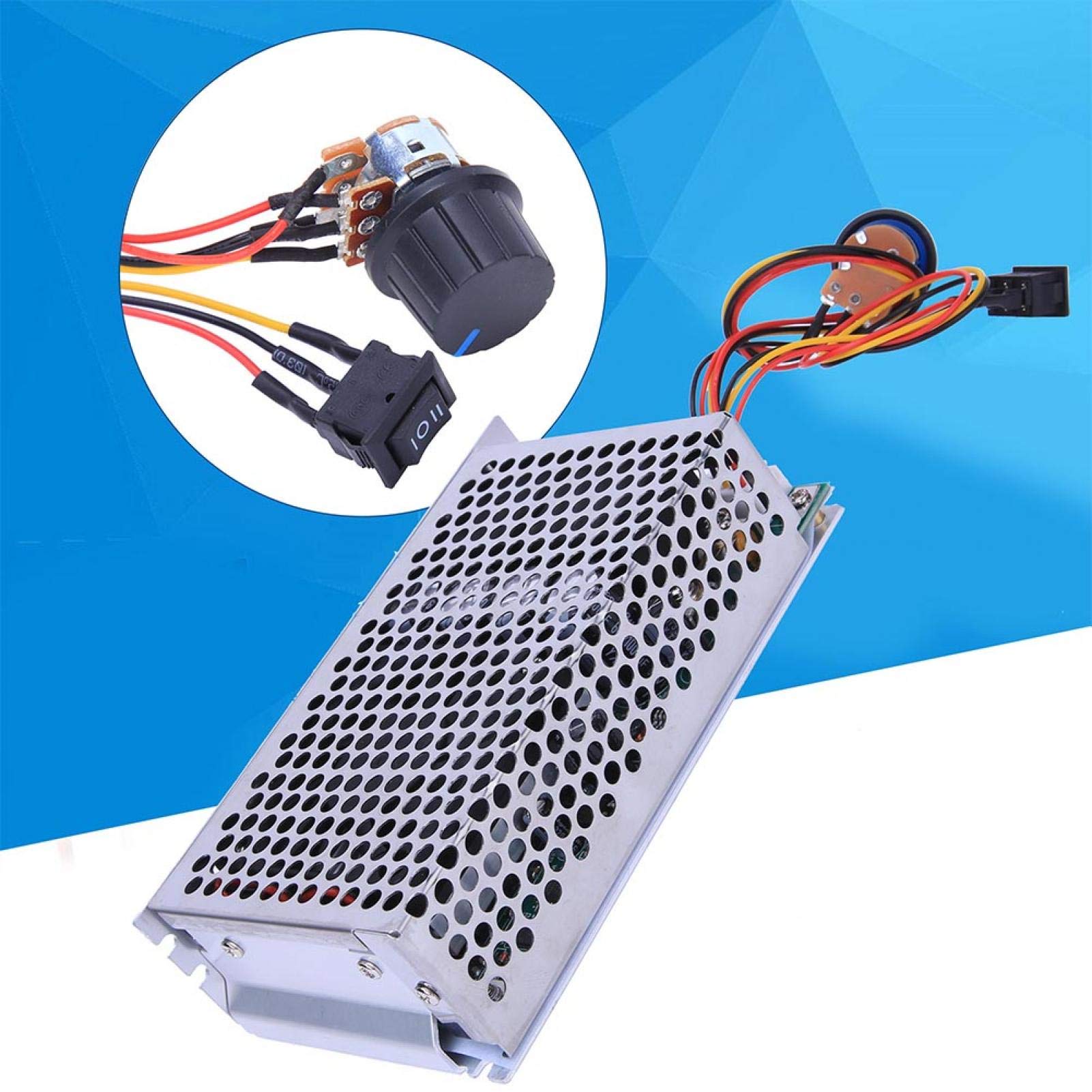 Kuuleyn Regolatore velocità motore DC 10-50V 100A 3000W