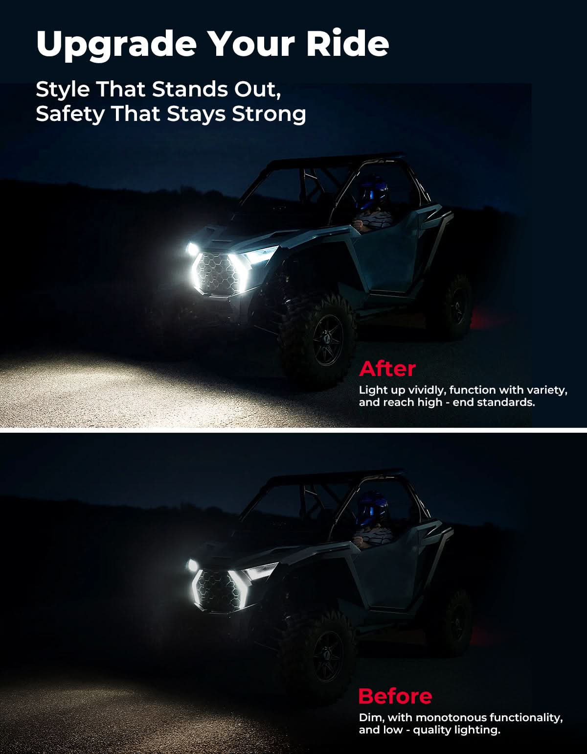 KEMIMOTO 2509 fang light LED griglia RZR Pro 2025