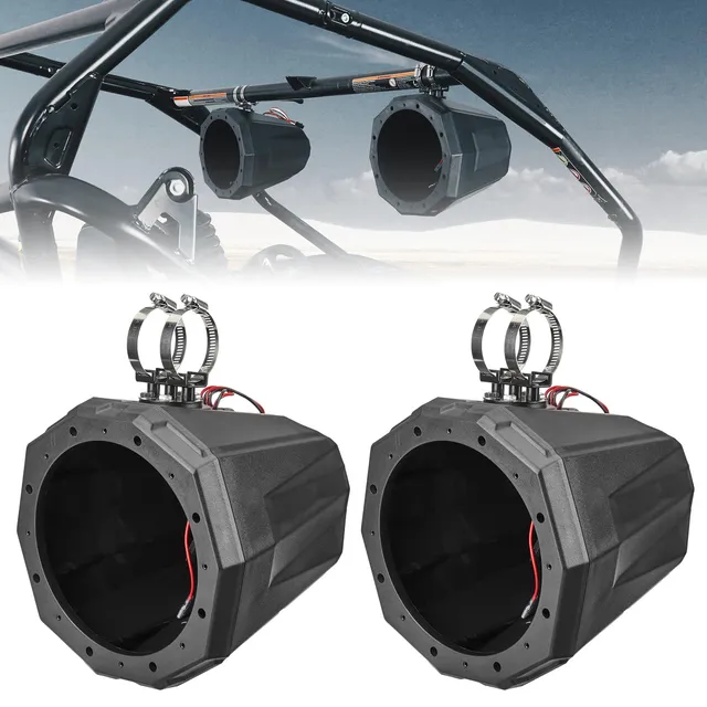 KEMIMOTO Cassa Altoparlante 8 Pollici per Roll Bar Universale