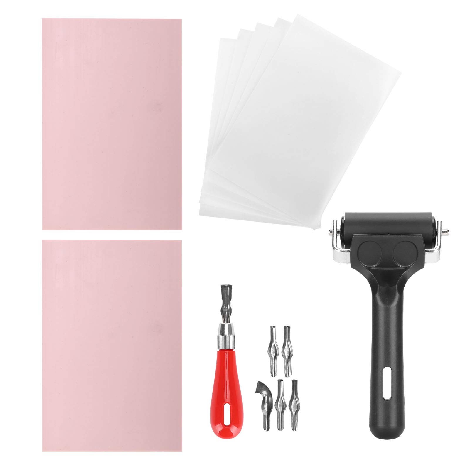 Hapivida kit timbri gomma completo con rullo 6 cm