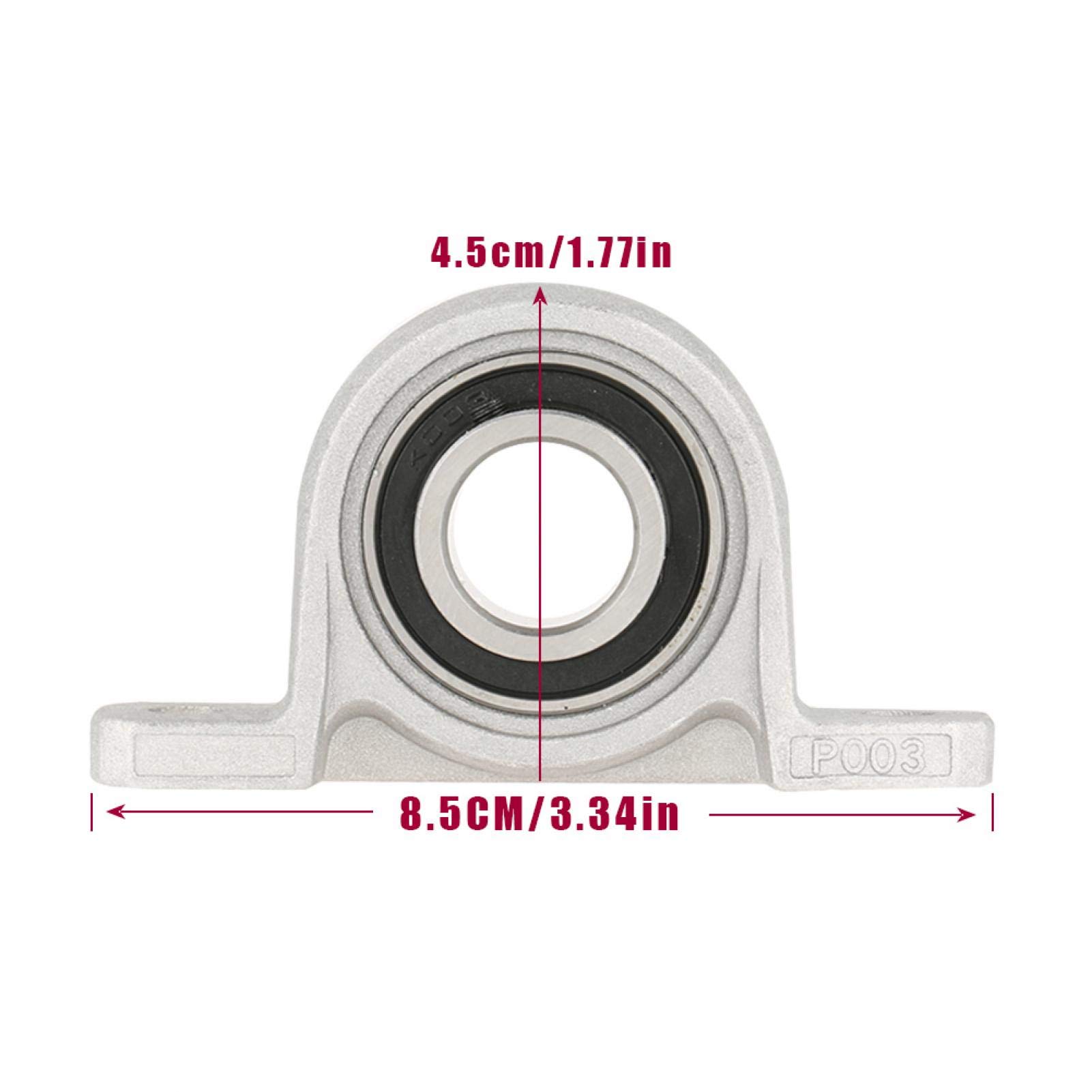 Kuuleyn KP003 cuscinetto con supporto 17 mm lega zinco