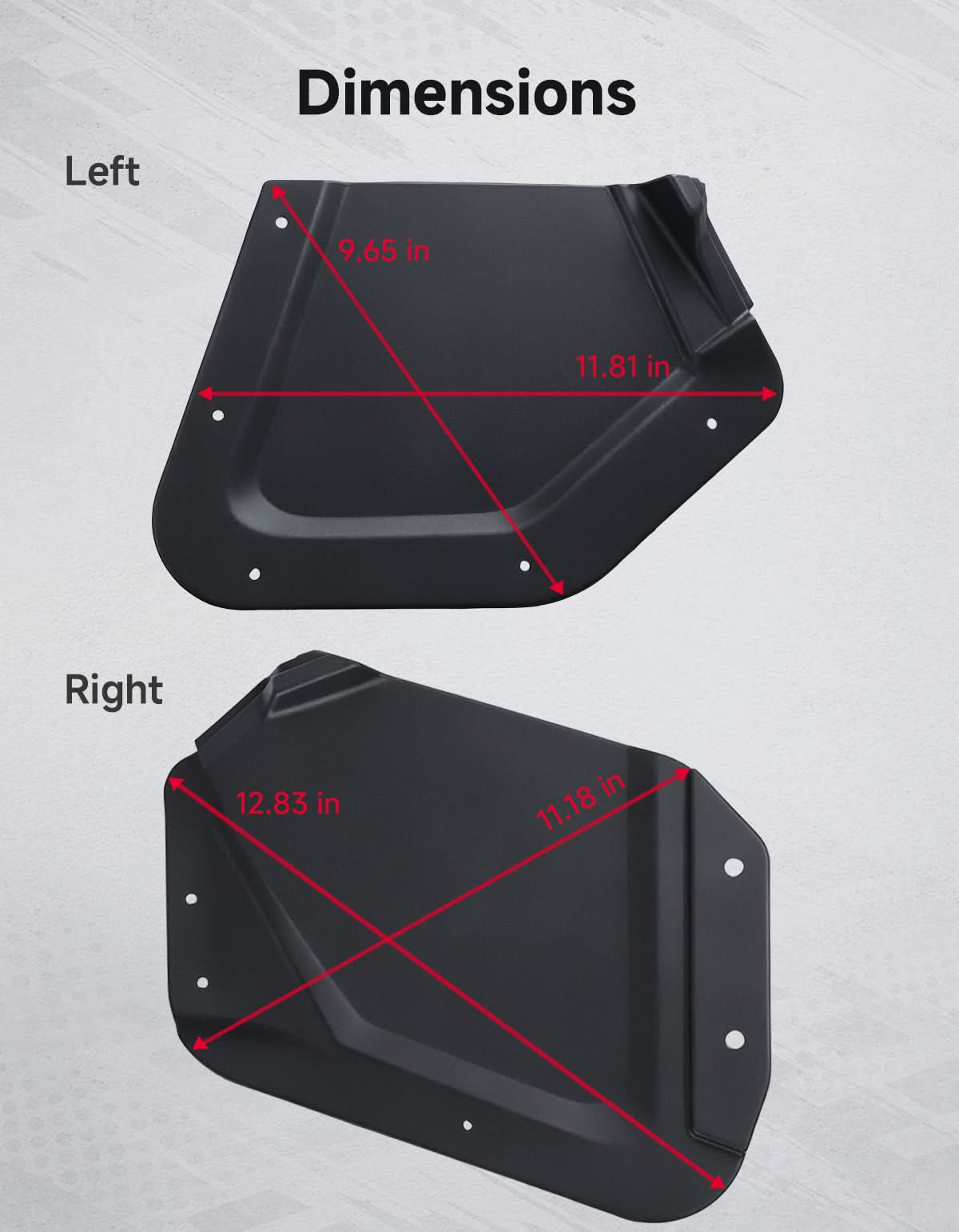 Kemimoto Maverick X3 cover console centrale anteriore