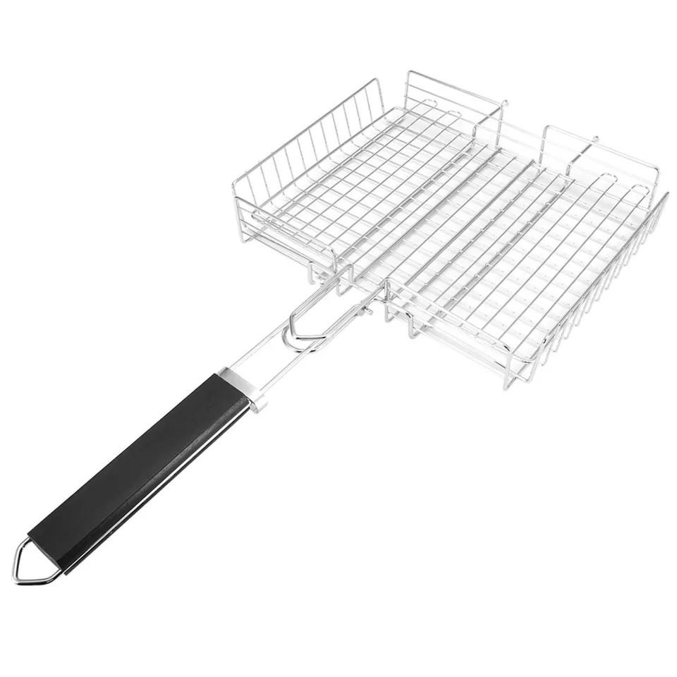 Kuuleyn Griglia Barbecue Pesce Verdure 645 mm Legno